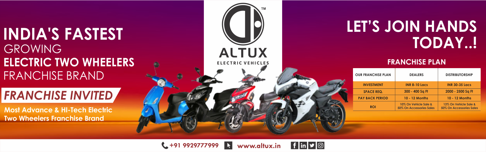admin/uploads/brand_registration/Altux ( India's Fastest Growing Electric Two Wheelers Franchise Brand )